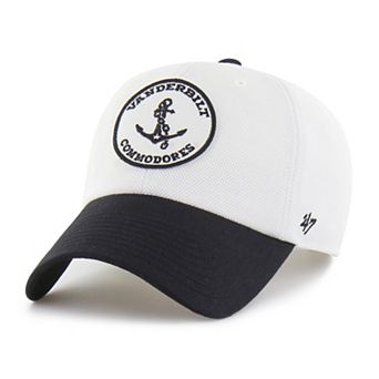 Unisex '47 White/Black Vanderbilt Commodores Pique Patch Clean Up Adjustable Hat