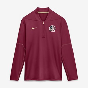 Men's Nike Garnet Florida State Seminoles 2026 Sideline Midweight Half-Zip Dri-FIT Pullover