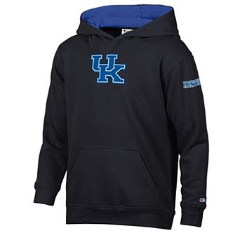 Youth Champion Black/Royal Kentucky Wildcats Volume Fleece Hoodie