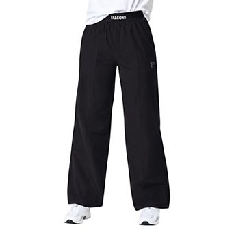 Women's Starter Black Atlanta Falcons Athleisure Wide-Leg Trousers