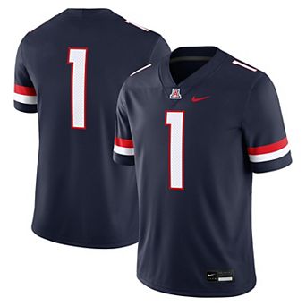 Men's Nike #1 Navy Arizona Wildcats Home Game Football Jersey