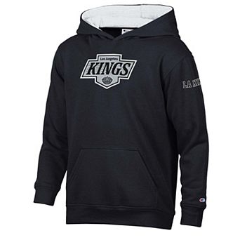 Youth Champion Black Los Angeles Kings Volume Fleece Hoodie