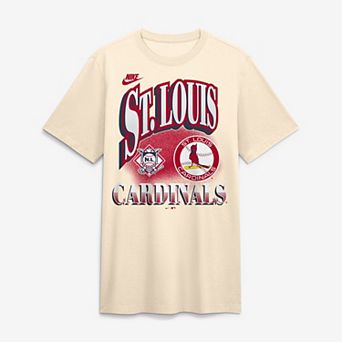 Men's Nike Natural St. Louis Cardinals Vintage Tri-Blend T-Shirt