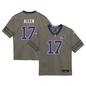 Infant Nike Josh Allen Gray Buffalo Bills Nickel City Game Jersey