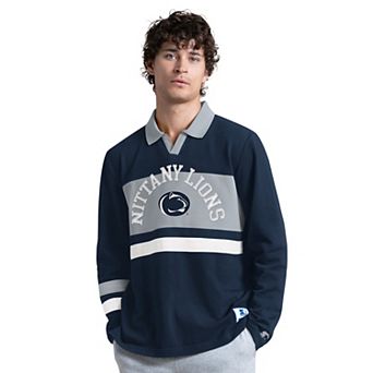 Men's Starter Navy Penn State Nittany Lions Team Spirit Rugby Shirt