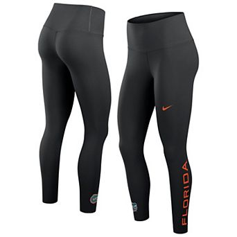 Women's Nike Black Florida Gators Zenvy High Rise Dri-FIT 7/8 Leggings