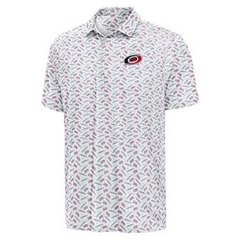 Men's Antigua White Carolina Hurricanes All American Polo