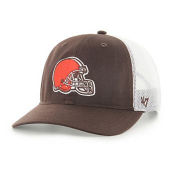 Youth '47 Brown Cleveland Browns Adjustable Trucker Hat