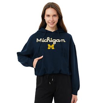 Women's Profile Navy Michigan Wolverines Plus Size Hoodie