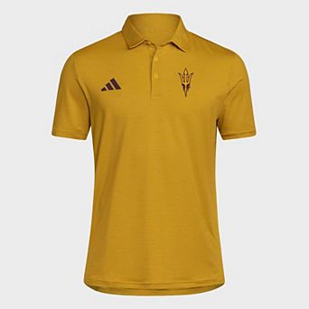 Men's adidas Gold Arizona State Sun Devils Ultimate 365 Stripe Polo