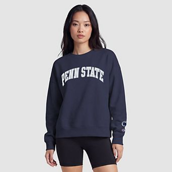 Women's Champion Navy/White Penn State Nittany Lions Sweatshirt