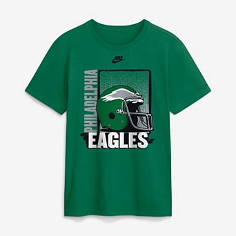 Men's Nike Kelly Green Philadelphia Eagles Vintage Power Game Club T-Shirt