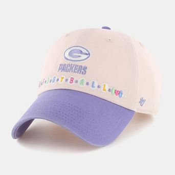 Toddler '47 Light Pink/Light Purple Green Bay Packers Friendship Clean Up Adjustable Hat