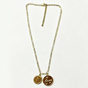 LUV AJ San Francisco Giants Double Coin Logo Necklace