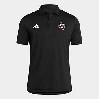 Men's adidas Black Texas A&M Aggies Ultimate 365 Stripe Polo