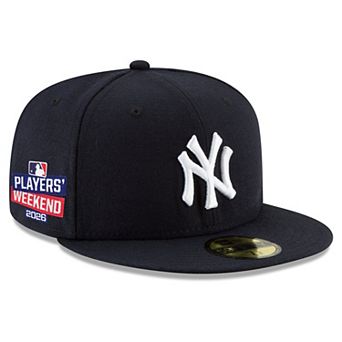 Men's New Era Navy New York Yankees 2026 Players' Weekend Authentic Collection 59FIFTY Fitted Hat