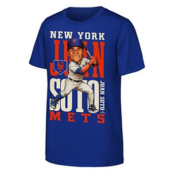 Youth Outerstuff Juan Soto Royal New York Mets Caricature Clash T-Shirt