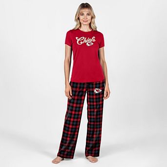 Women's Concepts Sport Red Kansas City Chiefs Highland Sleep Set