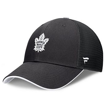 Men's Fanatics Black Toronto Maple Leafs Fundamental Limits Trucker Adjustable Hat
