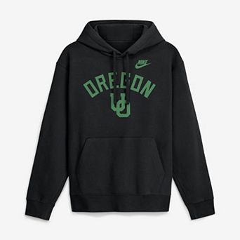 Men's Nike Black Oregon Ducks Legacy Arch Club Hoodie