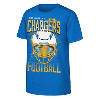 Youth Outerstuff Powder Blue Los Angeles Chargers Full Gear T-Shirt