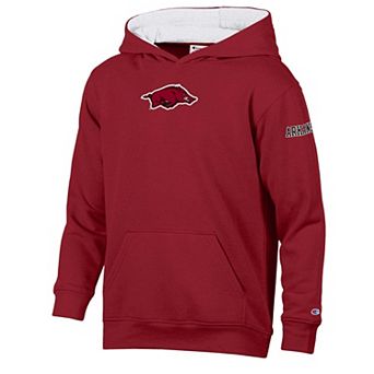 Youth Champion Cardinal Arkansas Razorbacks Fleece Hoodie