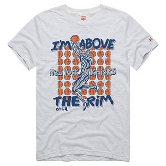 Men's Homage Ash New York Knicks A Tribe Called Quest x NBA I'm Above The Rim Tri-Blend T-Shirt