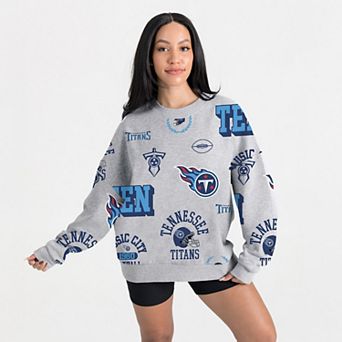 Women's Gameday Couture Heather Gray Tennessee Titans Always On Repeat Fleece Sweatshirt