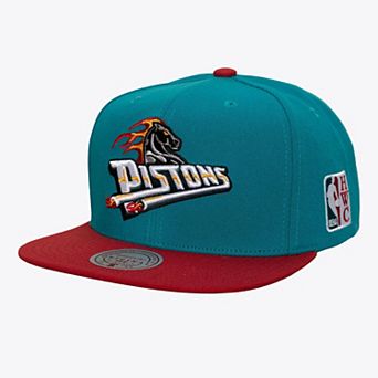 Men's Mitchell & Ness Teal Detroit Pistons Hardwood Classics Legendary Home Snapback Hat