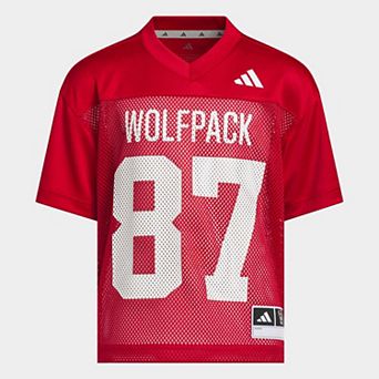 Youth adidas Red NC State Wolfpack Tailgate Jersey
