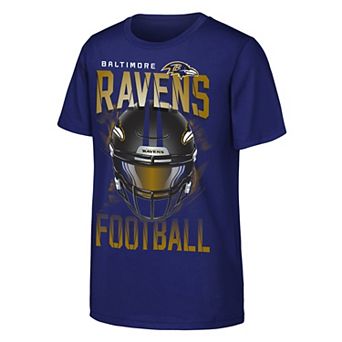 Youth Outerstuff Purple Baltimore Ravens Full Gear T-Shirt