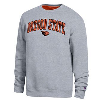 Men's Champion Heather Gray Oregon State Beavers Arch Sweatshirt
