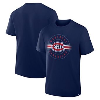 Men's Fanatics Navy Montreal Canadiens Legacy Cross Check T-Shirt