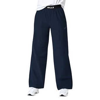 Women's Starter Navy Buffalo Bills Athleisure Wide-Leg Trousers