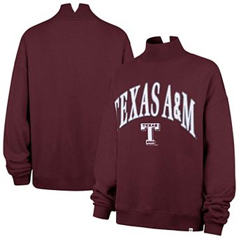 Women's '47 Maroon Texas A&M Aggies Mock Neck Sweatshirt