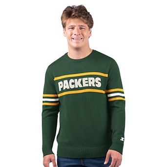 Men's Starter Green Green Bay Packers Player Sweater