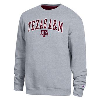 Men's Champion Heather Gray Texas A&M Aggies Arch Sweatshirt