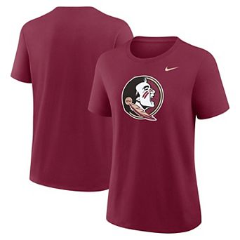 Women's Nike Garnet Florida State Seminoles Primary Logo T-Shirt
