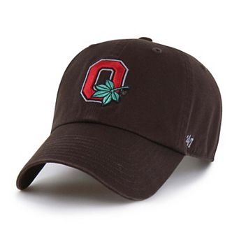 Men's '47 Brown Ohio State Buckeyes Vault Clean Up Adjustable Hat