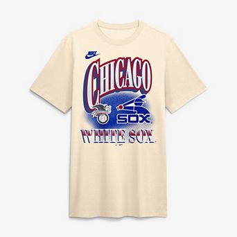 Men's Nike Natural Chicago White Sox Vintage Tri-Blend T-Shirt