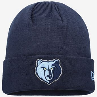 Men's New Era Navy Memphis Grizzlies Cuffed Knit Hat