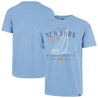 Men's '47 Blue New York Knicks Sailboat Scrum T-Shirt