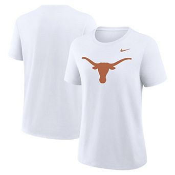 Women's Nike White Texas Longhorns Primary Logo T-Shirt