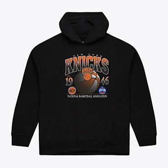 Men's Mitchell & Ness Black New York Knicks Street Graphics Hoodie