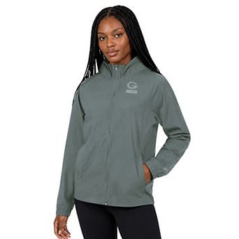 Women's Starter Green Green Bay Packers Athleisure Lightweight Full-Zip Jacket
