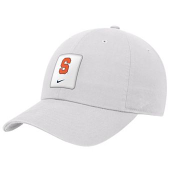 Men's Nike White Syracuse Orange 2026 On-Field Club Adjustable Hat