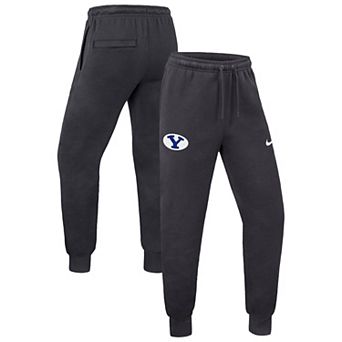 Men's Nike Anthracite BYU Cougars Club Fleece Joggers