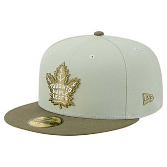 Men's New Era Sage Green/Olive Toronto Maple Leafs Color Pack 59FIFTY Fitted Hat