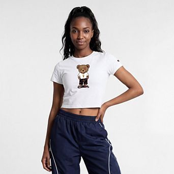 Women's Champion White Arizona State Sun Devils Teddy Bear Baby T-Shirt