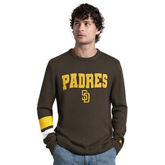 Men's Starter Brown San Diego Padres Retro Bowl Sweater